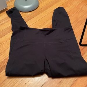 plain black leggings